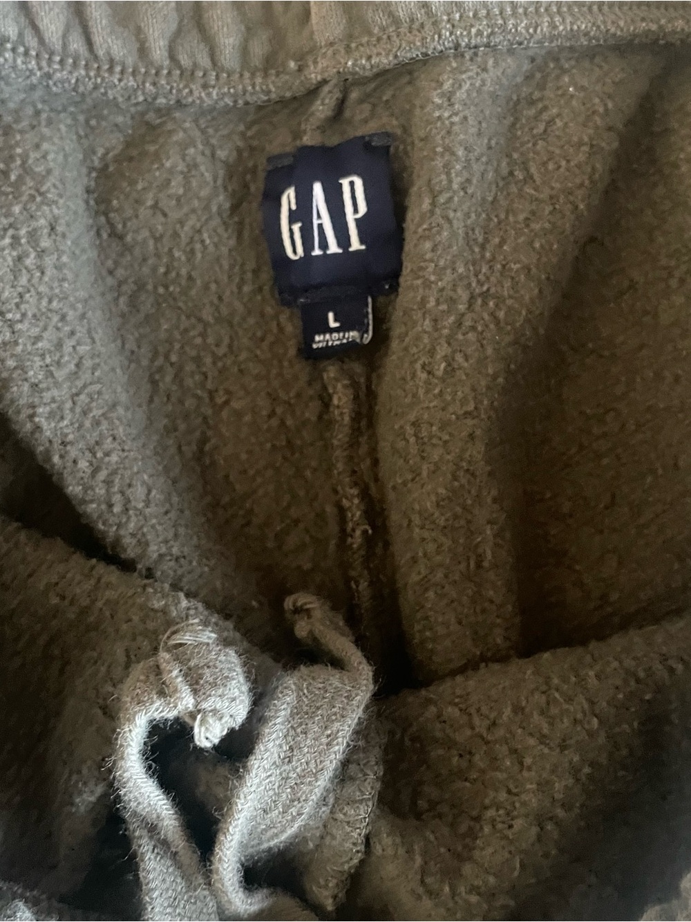 GAP Olive Green Lounge Set - Hoodie & Wide-Leg Pants - Picture 13 of 14
